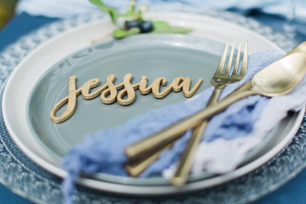 Seattle Wedding Planner place setting 