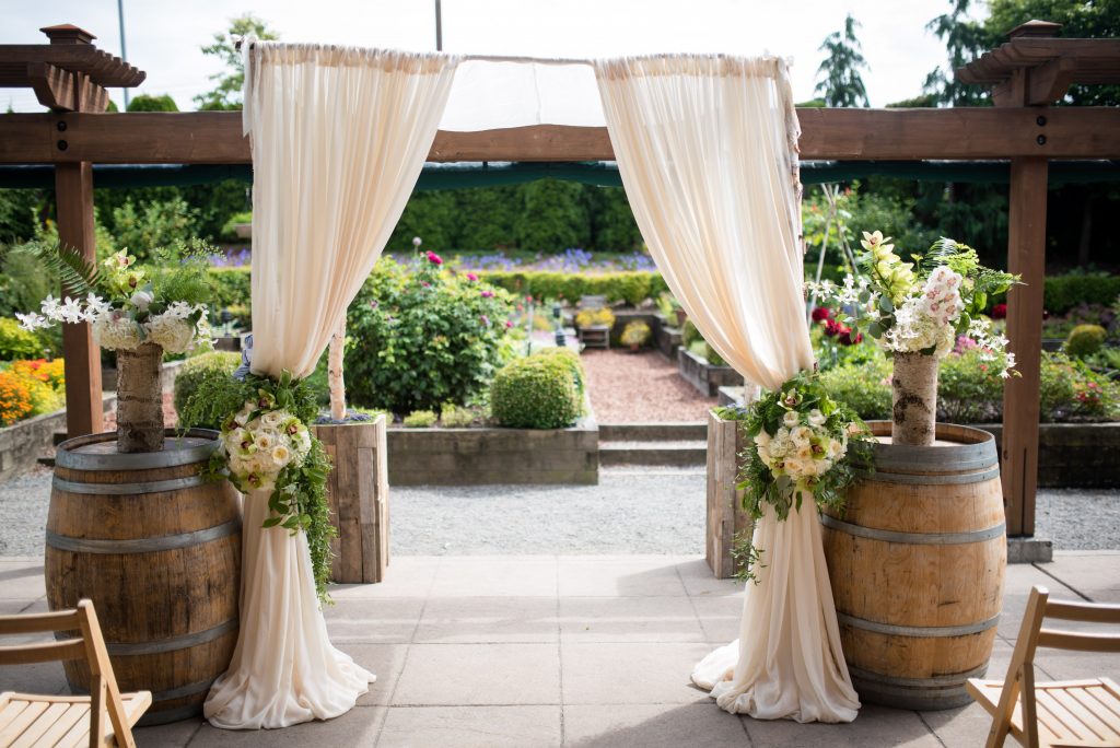 Ceremony Chuppa by Seattle Wedding and Event planner