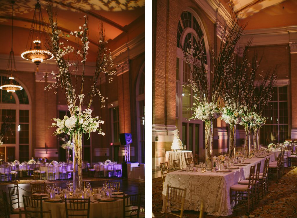 Beautiful centerpieces with Sweet Pea Events