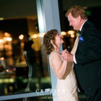 World Trade Center of Seattle wedding bride and groom dancing photo